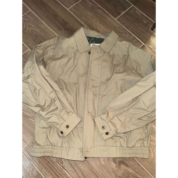 Towne by London Fog Men's XL Tan Vintage Casual Jacket Mid-Length - Picture 7 of 16